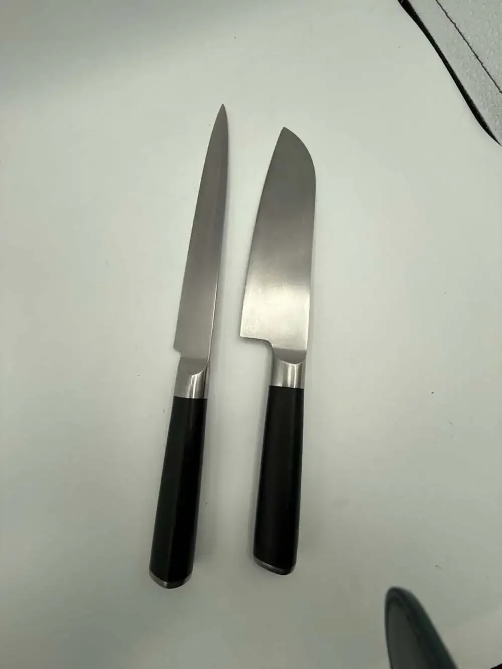 Kamikoto Japanese Steel 2-Piece Kitchen Knife Set (Santoku and Utility Knife)